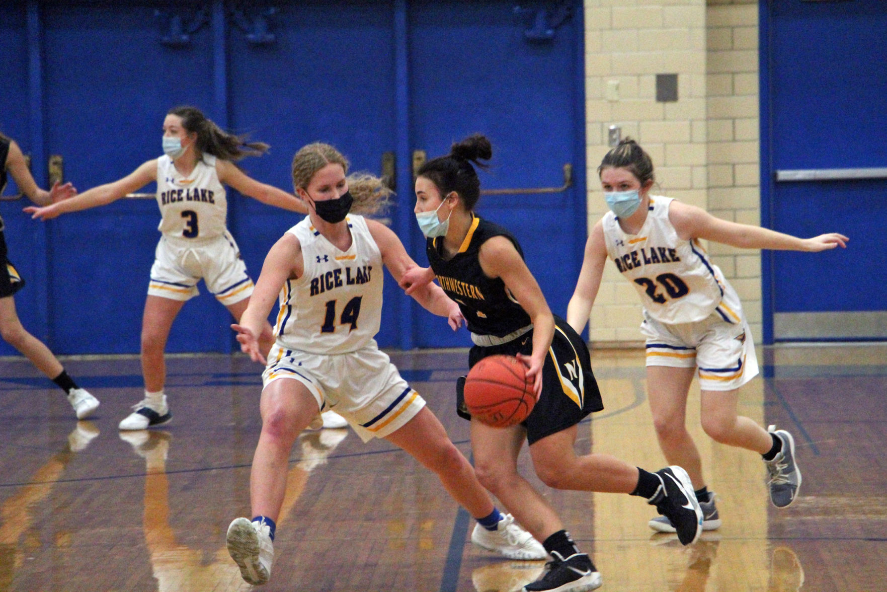 Rice Lake girls basketball vs. Northwestern 12-30-20
